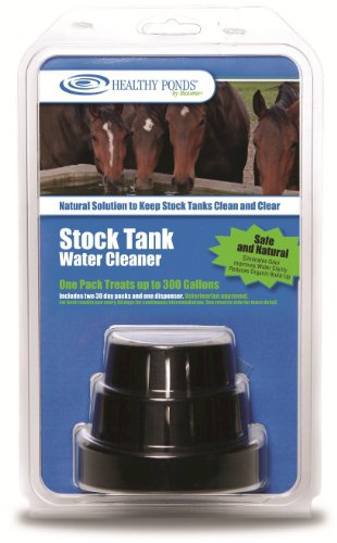 Healthy Ponds 10503 Stock Tank Water Cleaner with 2 Refills