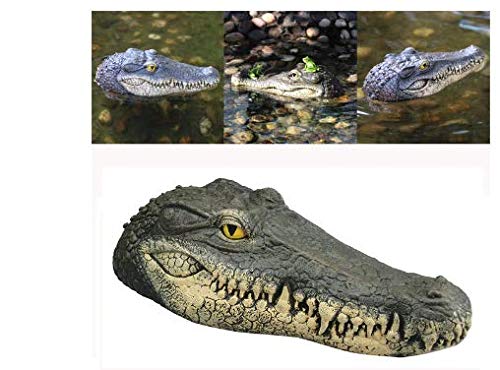 Floating Crocodile Head Alligators Head Garden Pond Decoration by Onwel