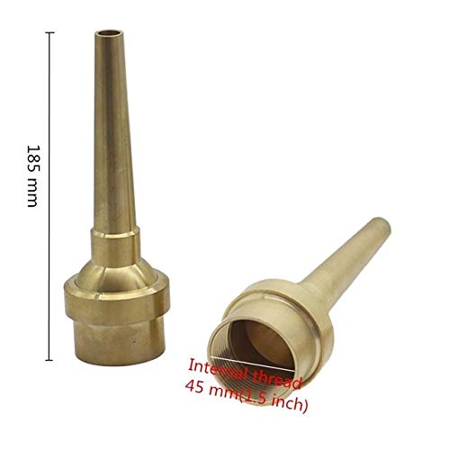 Triangle-Box - 1Pc G15 Adjustable Universal Direction Brass Radial Jet Fountain Nozzles Copper Garden Pond Decoration Fountains