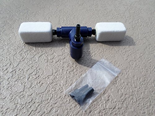 Hydroponics  Aquaponics  Koi Pond  Fish Pond Aerator model ADM-0203 -Deicer- Airlift System manufactured by Bubblemac Industries Inc - 100 Glass-Bonded Silica Medium Pore Air Diffusers