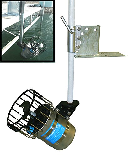 12 HP De-icer with Universal Dock Pier Mount for Winter Lake or Pond Deicing w50ft cord