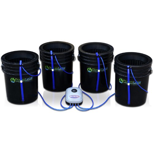 Deep Water Culture dwc Hydroponic Bubbler Bucket Kit By Powergrowreg Systems 4 5 Gallon - 10&quot Buckets