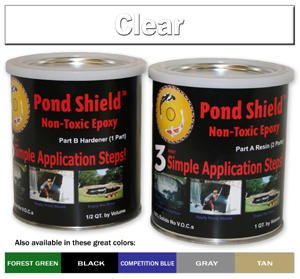 Pond Armor Pond Shield Epoxy 1-12 Quart Kit - Clear