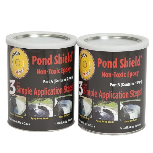 Pond Armor SKU-WHITE-GA Non-Toxic Pond Shield Epoxy Paint 15-Gallon White