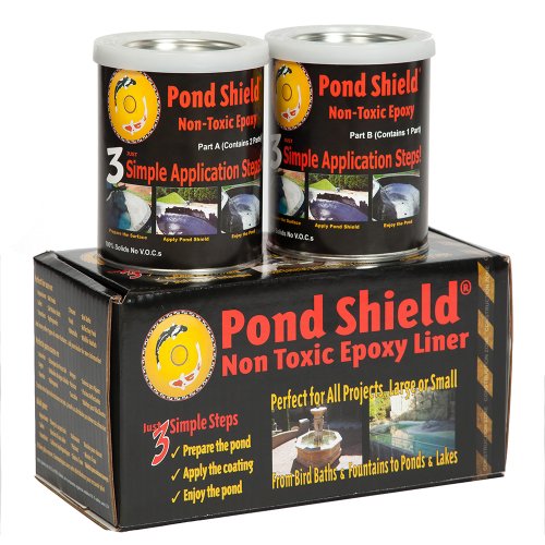 Pond Armor Sku-clear-qt-r Non-toxic Pond Shield Epoxy Paint 15-quart Clear