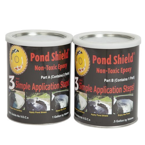 Pond Armor Sku-white-ga Non-toxic Pond Shield Epoxy Paint 15-gallon White By Pond Armor