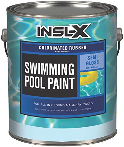 COMPLEMENTARY COATINGS CR2602092-01 INSL-X Chlorinated Rubber Swimming Pool Paint 1 gallon Accent Red