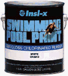 COMPLEMENTARY COATINGS CR2619092-01 INSL-X Aquamarine Chlorinated Rubber Swimming Pool Paint 1 gallon Aquamarine