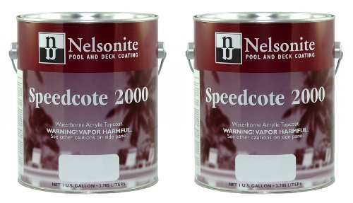 Swimming Pool Paint Speedcote 2000 2 Gallons Bahama Blue 43-402 - 2PACK
