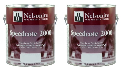 Swimming Pool Paint Speedcote 2000 2 Gallons Lake Blue 43-404 - 2PACK