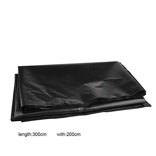 wang JESS Rubber Pond Liner Black Pond Liner Pond Tarpaulin Garden Pool Membrane Fish Pond Pond Slope Protection Impermeable Membrane for Koi Ponds Streams Fountains and Water Gardens