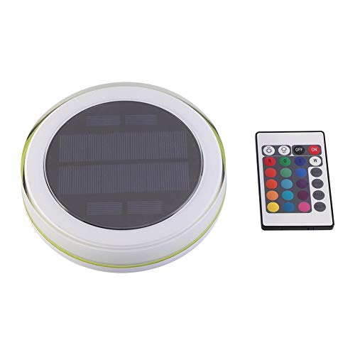 Solar Pond LightsRGB Decoration Lamp LED Pond Swimming Pool Floating Fountain Light with Remote Control