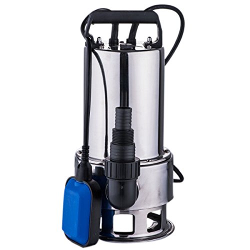 Tidyard Submersible Pump1100W 16000LH Stainless Steel Water Submersible Pump Garden Pond Swimming Pool Pump Silver