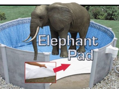15 Ft Round Pool Liner Pad Elephant Guard Armor Shield Padding