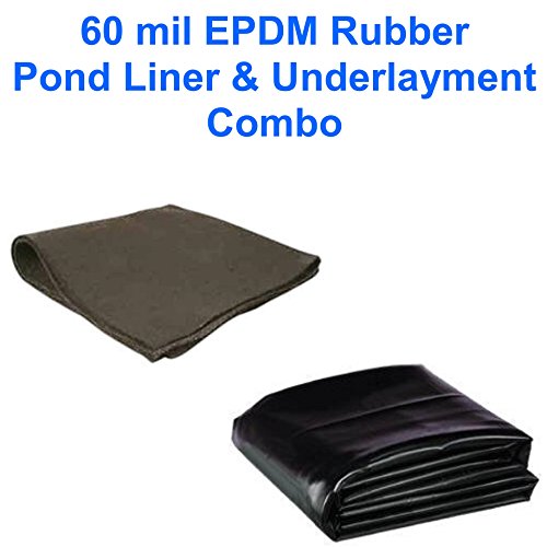 15' X 50' Patriot 60 Mil Epdm Pond Liner & Underlayment Combo