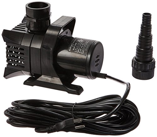 Algreen MaxFlo 5000 to 1500 GPH Pond and Waterfall Pump for Gardening