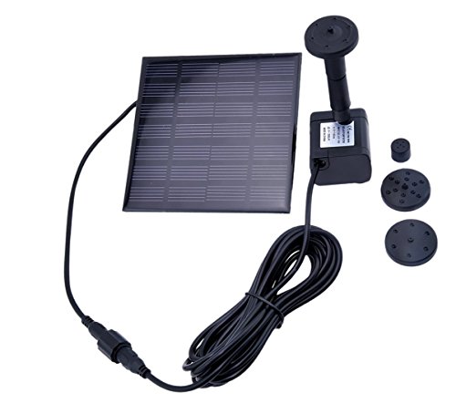 Lsgoodcare 12 Watt Solar Power Panel Kit Water Pump for Lawn Garden Pond Fountain Pool