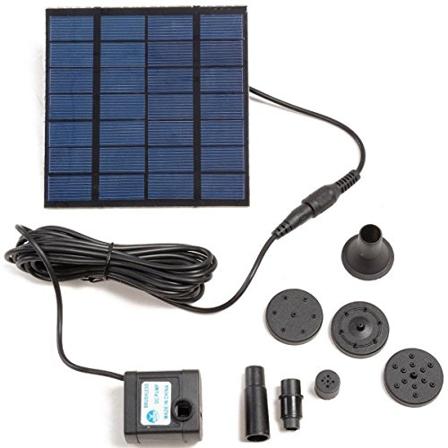 Super buy Solar Power Water Pump Panel Kit Fountain Pool Garden Pond Submersible Watering