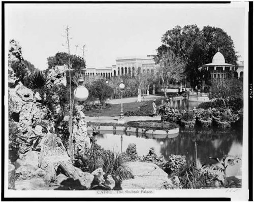 HistoricalFindings Photo CairoShubrah PalaceCastlesGardensPondsBuildingsTreesPlantsEgypt1860