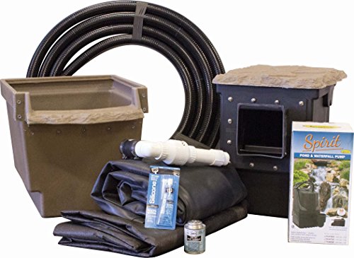 EasyPro Pond Products ET811FB Do It Yourself Pond Made Easy Mini Backyard Pond Kit 8 x 11