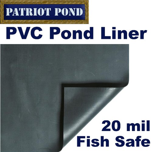 10 x 10 Patriot 20 mil PVC Pond Liner