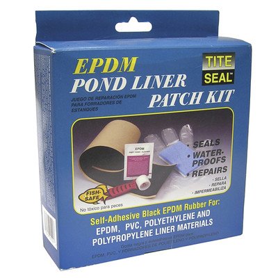 Tite Seal Plkit Black Self Adhesive Epdm Rubber Pond Liner Patch Kit