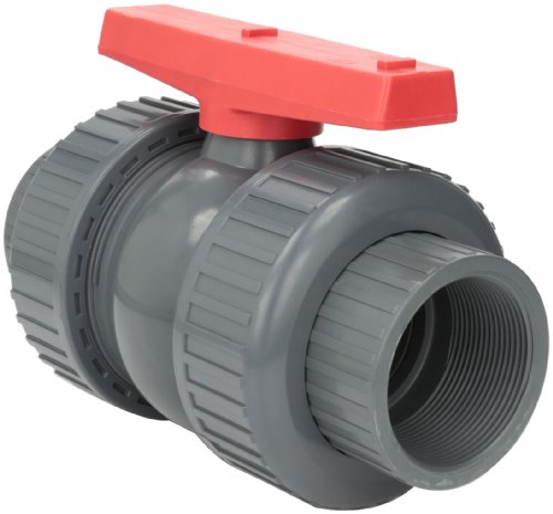 Hayward Tbb1030tpeg 3-inch Gray Pvc Tbb Series True Union Ball Valve With Epdm O-rings And Threaded End Connection