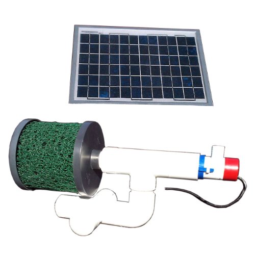 Natural Current Savior Bottom Feeder Pond Solar Pump and Filter System 20-watt