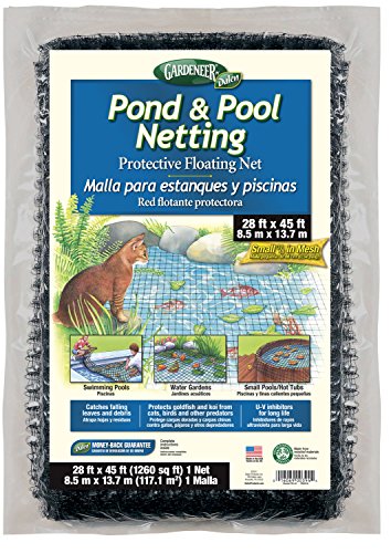 Gardeneer By Dalen Pondamp Pool Netting Protective Floating Net 28 X 45