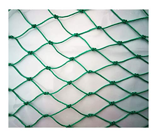 Wlh Protective Net Farm Animal Cat Poultry Bird Cage Net Plant Tomato Pond Protection Net Fishing Net Fence Safety Net Specification 6 Strands 1cm Hole Color Green Size  110m
