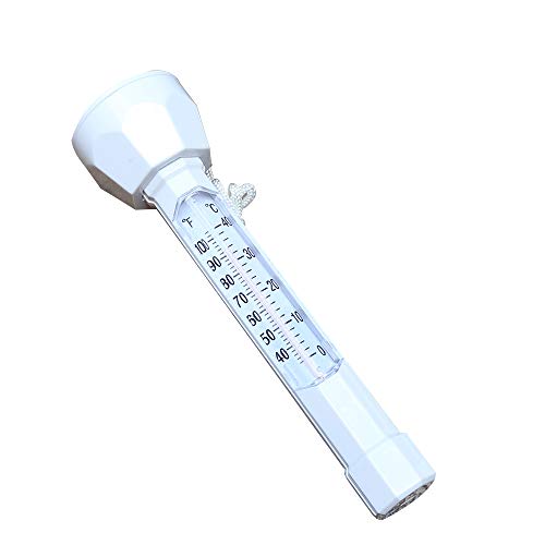 Davespa Large Floating Pool Thermometer Water Floating Temperature Thermometer with String Outdoor&Indoor Thermometer for Swimming Pools Spas Hot Tubs Fish and Ponds