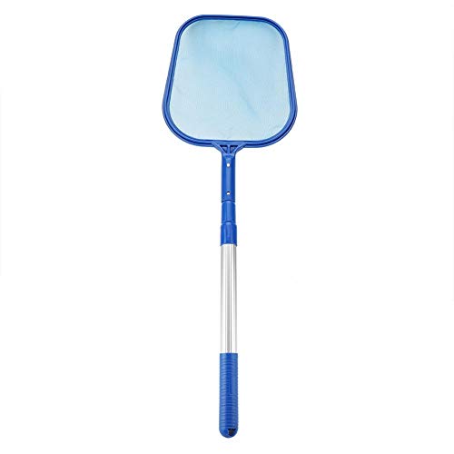 Garosa Swimming Pool Leaf Skimmer Shallow Mesh Net with Telescopic Pole Pond Tub Heavy Duty Cleaner Tool1181575inch