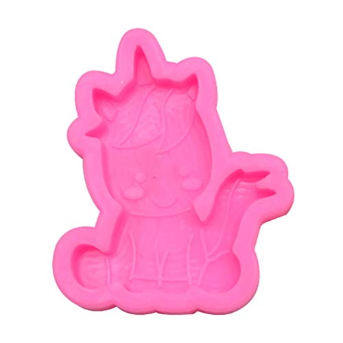 Bpretty Sitting Beast DIY Chocolate Butter Sugar Cake Biscuit Baking Silicone Mold ColorPinkC
