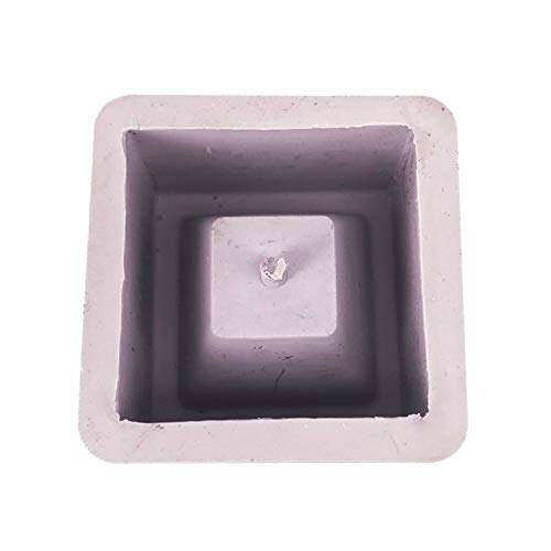 Clay Molds - 1pc Square Cement Flower Pot Silicone Mold Home Decoration Crafts Succulent Plants Concrete Planter - Jewelry Bowl Christmas Bee Cupcake Baby Polymer People Miniatures Handprints