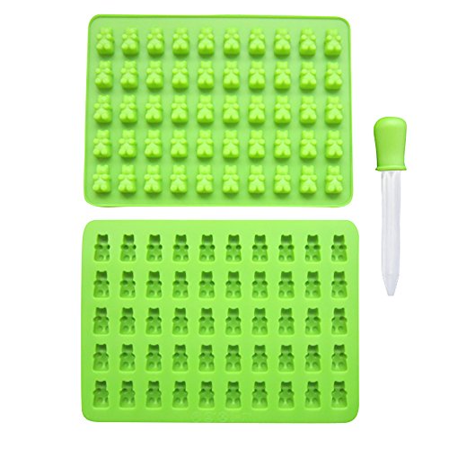 Home Ice Cube 50 Cavity Silicone Gummy Bear Chocolate Mold Candy Maker Ice Tray Jelly Moulds Ice Cube Trays