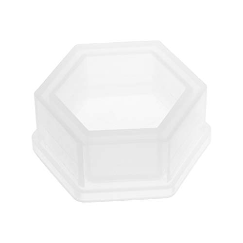 JAGETRADE Hexagon Flower Pot DIY Silicone Molds Garden Planter Cement Concrete Vase Soap Moulds