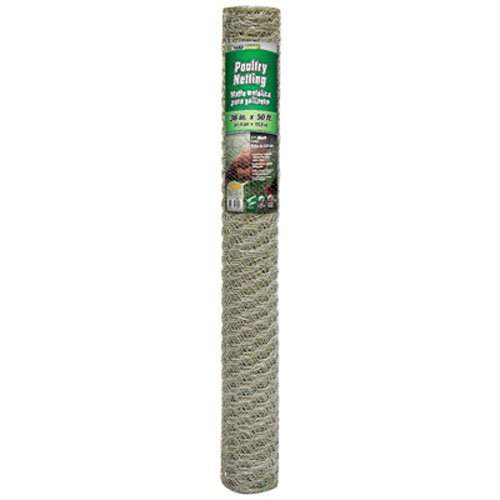 Gamp B 308421b 36-inch X 50-foot 1-inch Galvanized Mesh Hexagonal Poultry Netting