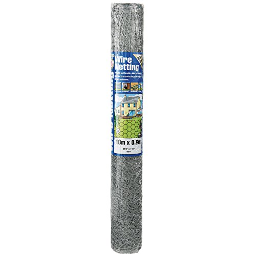 Gardman 6220 Galvanized Wire Netting 12&quot Hex Mesh 24&quot X 33