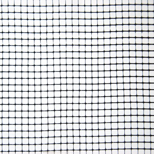 Industrial Netting Ov7100-168x100 Polypropylene Beetle Net 16&quot Mesh 100 Length X 14 Width Black