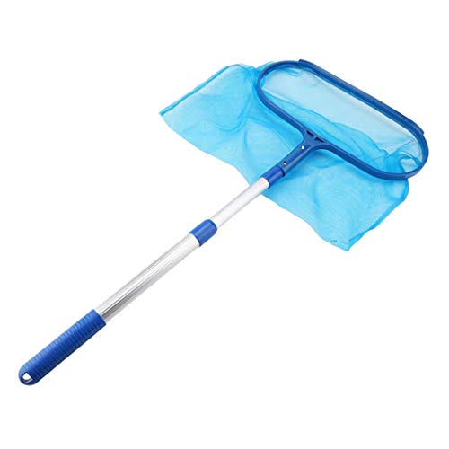 Heavy Duty Telescopic Pole with Fine Mesh Netting Catcher Net Bag for Swimming Pool Leaf Cleaning