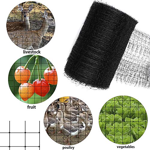 YUIOP 7 x 65 Ft Stretch Anti - Bird Net Koi Pond Woven Netting Garden Protective Netting Reusable Fine Mesh Heavy Duty Isolation Fencing Protection Net for Garden Farm Orchard Pond