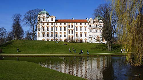 Home Comforts Germany Spring Pond Castle of Celle Vivid Imagery Laminated Poster Print 11 x 17