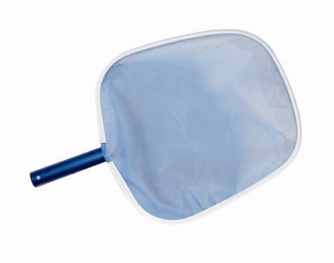 Pool Pals Ps087 Leaf Skimmer With Net Aluminum White Frame With Blue Handle
