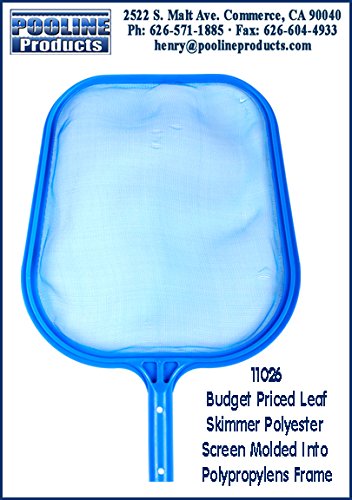 Pooline Products 11026 Budget Priced Leaf Skimmer Polyester Screen Molded Into Polypropylene Frame