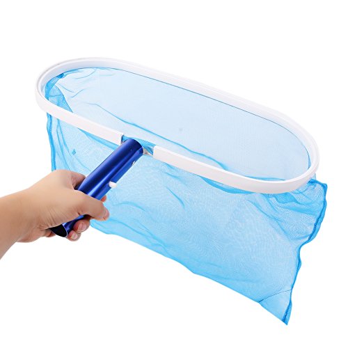 Sola Deep Bag Swimming Pool Leaf Rake Net With Clip Handle Shallow Pool Leaf Skimmer Net Swimming Pool Skimmer Leaf Net