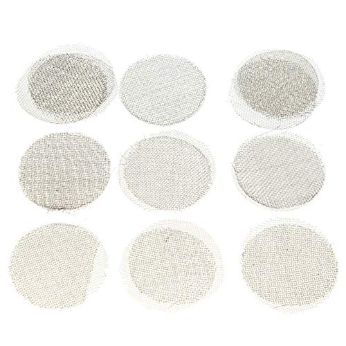 Bonlting 100PCS Stainless Steel Wire Mesh Gauze Filter Water Pipe Metal Pipe Screen Filters