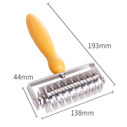 MFWFR Stainless Steel Wire Mesh Knife Roller Knife Baking Tool for Biscuit Pizza PieM2