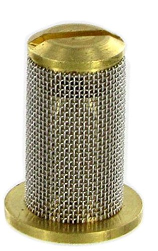 TeeJet 4193A-10-50SS Strainer and Check Valve - Brass Body Stainless Steel Mesh Screen Pack of 12