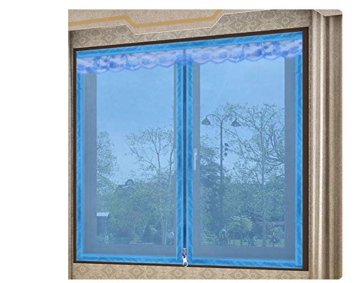 Zipper Window Screen Meshdiy Box Magic Stickers Mesh Curtain Anti-mosquito Window Screen Suitable For Family Office Various Window-i 120x130cm47x51inch