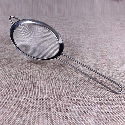 Fiesta 1PC Oil Strainer Stainless Steel Fine Wire Mesh Oil Skimmer Strainer Flour Sifter Sieve Colander Kitchen Tools Accessories 7CM